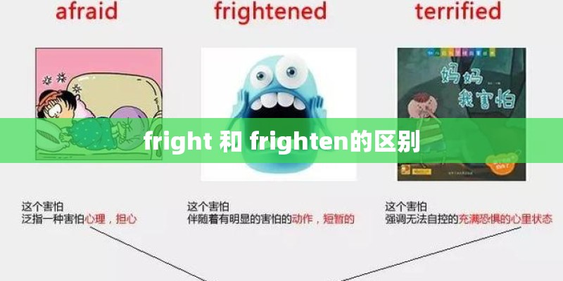 fright 和 frighten的区别