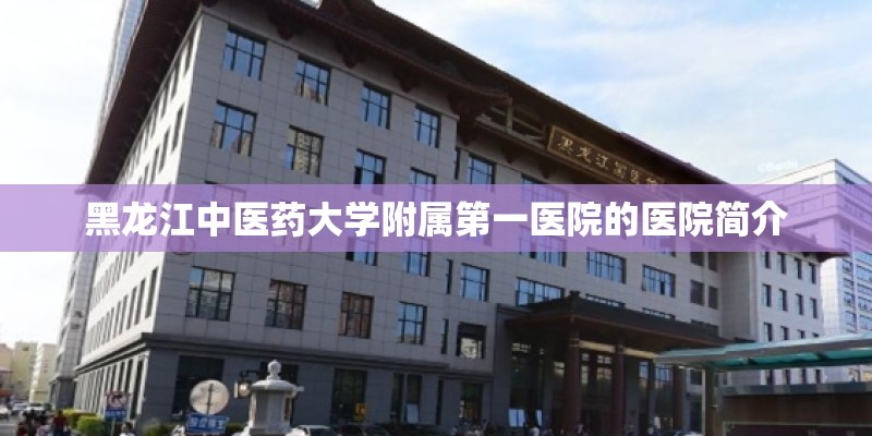 黑龙江中医药大学附属第一医院的医院简介