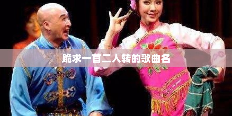 跪求一首二人转的歌曲名