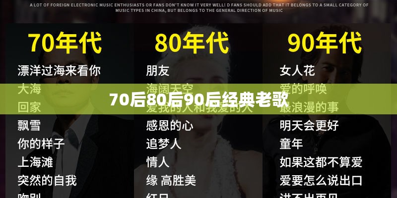 70后80后90后经典老歌